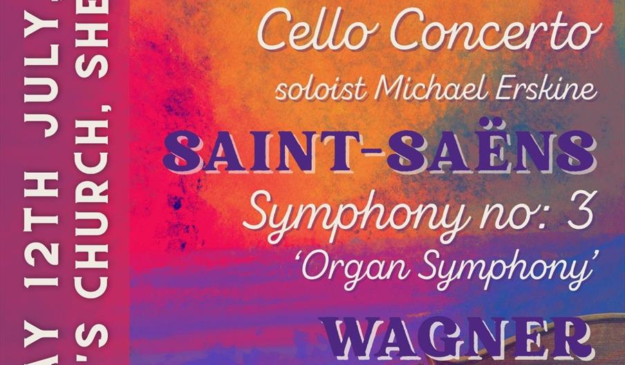 concert flier detailing the event