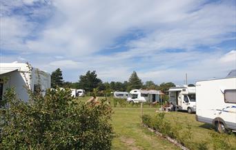 Tents, campervans & motorhomes all welcome at Deepdale Camping & Rooms