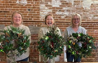 Wreath Workshop Dairy Barns