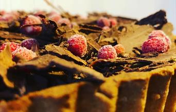 Rich chocolate tart