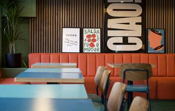 Modern Pizza restaurant, with authentic Italian hand-stretched pizza in Holt