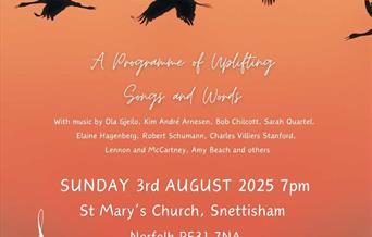 Serenata Female Voices: "Taking Flight"" We bring you Summer concert based on the joy and the freedom of flight in all its forms.