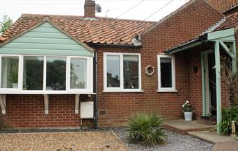 House frontage as seen from the street