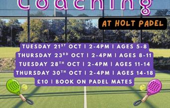 Come and Play Padel at Half Term!