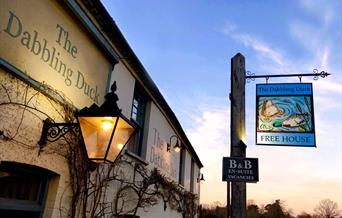The Dabbling Duck, north Norfolk
