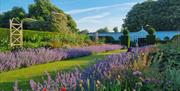 Award-winning Walled Gardens at Houghton Hall near King's Lynn, Norfolk