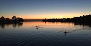 Sunset in the Broads National Park