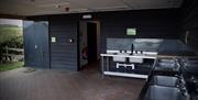 Plenty of washing up facilities at Deepdale Camping & Rooms