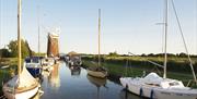 Fully restored and once again standing proud over the Broadland landscape, Horsey Windpump is complete with new cap and turning patent sails. Explore