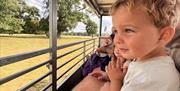 Explore the park with a tractor trailer tour