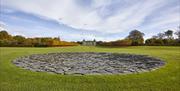 Full Moon Circle, Richard Long, at Houghton Hall in Norfolk