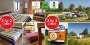3 for 2 accommodation offers at Deepdale Camping & Rooms on the beautiful North Norfolk Coast