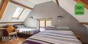 Family room in the Stables at Deepdale Camping & Rooms on the beautiful North Norfolk Coast