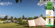 Tents, campervans, motorhomes at Deepdale Camping & Rooms on the beautiful North Norfolk Coast
