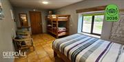Family room in the Stables at Deepdale Camping & Rooms on the beautiful North Norfolk Coast
