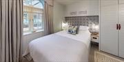 Boutique designed bedrooms at Titchwell Manor