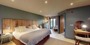 Luxury hotel room on North Norfolk coast at Titchwell Manor