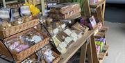 An array of locally produced fine foods, cakes and treats alongside national and internationally produced yummyness