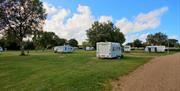 View across the touring field