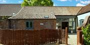 The Granary. Front entrance. Tunstead Cottages Norfolk.