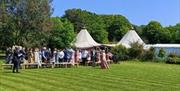 Sundown at The Grove Wedding