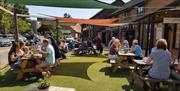 Outside seating at Dalegate Market