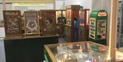 Various vintage penny arcade machines which operates on the old pennies.