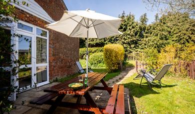 Woodview Cottage, enclosed garden