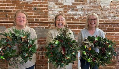 Wreath Workshop Dairy Barns