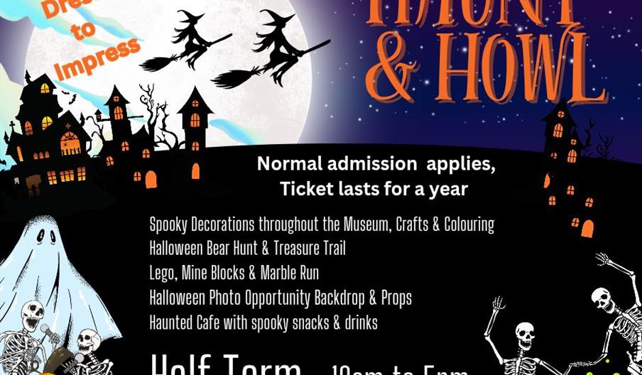 advert, colour, of the Halloween event at the Radar Museum over the October half-term 2025 advert, colour, of the Halloween event at the Radar Museum over the October half-term 2025
