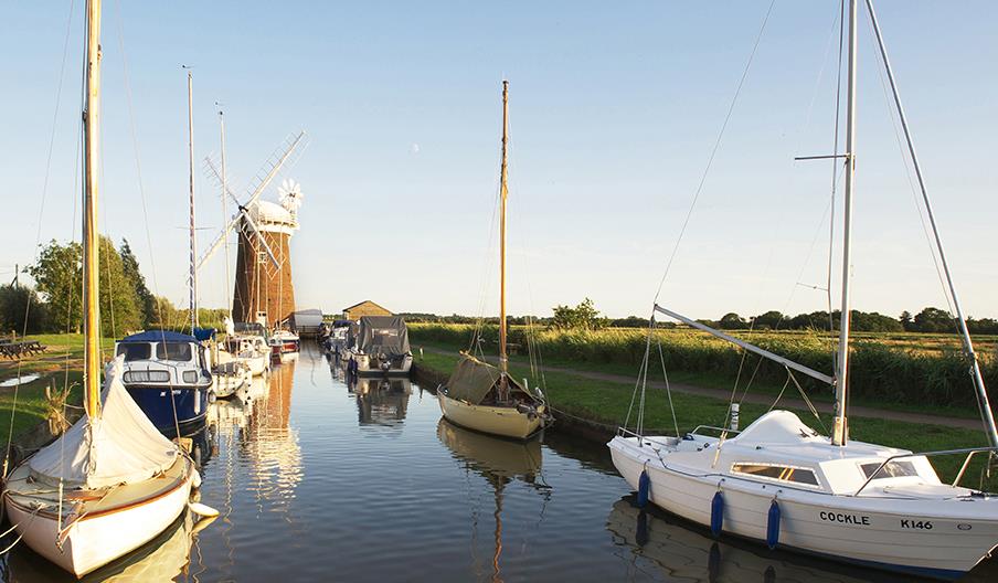 Fully restored and once again standing proud over the Broadland landscape, Horsey Windpump is complete with new cap and turning patent sails. Explore