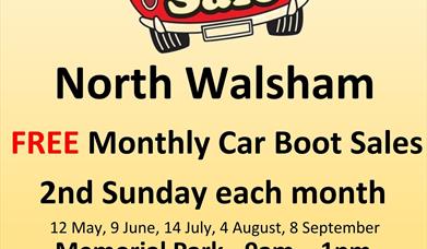 North Walsham Car Boot Poster 2024