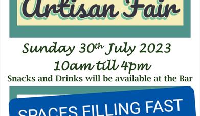Lyng Artisan Fair 10am -4pm July 30th,  Richmond place lyng norfolk Nr9 5rf