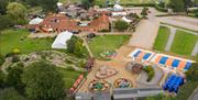 Arial view of Wroxham Barns