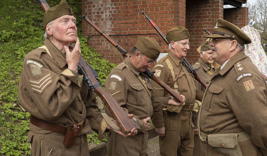 Members of the Dad's Army Platoon