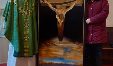 Painting I have given to the church to help promote the art festival