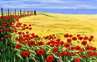 Poppies On The Edge Of The Corn