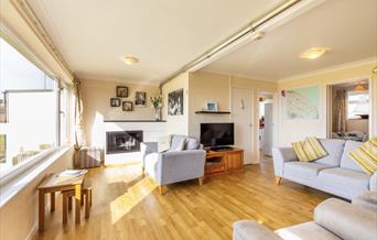 Front Room with comfortable seating and stunning countryside views.