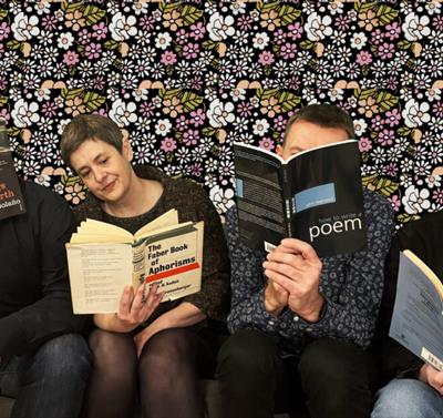 Image of Brian Bilston And the cantenary wires reading