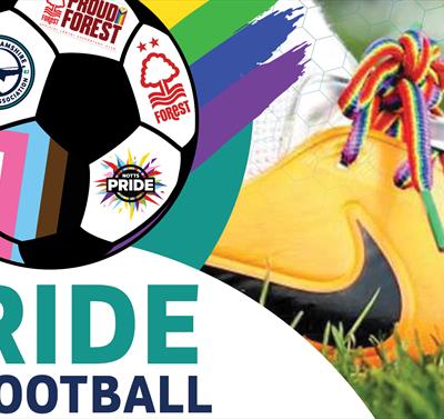 advertisement poster for pride in nottingham