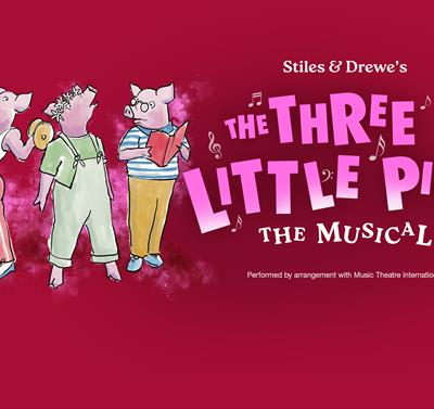 poster for the three little pigs the musical