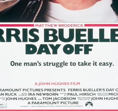 Ferris Bueller's Day Off - Binks Yard Film Club Graphic