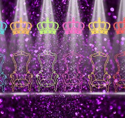 Glittery chairs