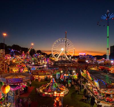 imagine of a fair ground skyscape