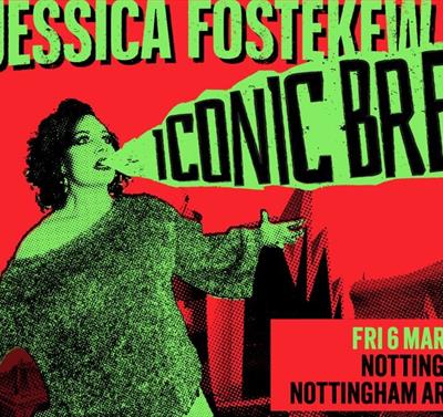 Jessica Fostekew: Iconic Breath event graphic 

