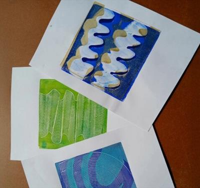 CURVES IN NATURE PRINTMAKING With Ruth Lewis-Jones event Image  
