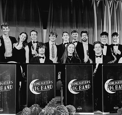 The group called Moonlighters big band