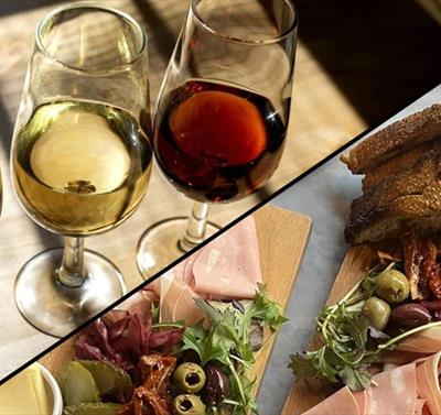 food and wine selection