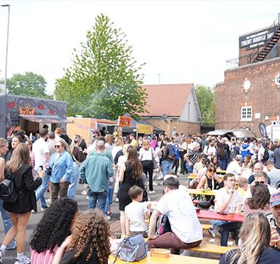 Notts Street Food Festival & Outlaws v Surrey Event Image 
