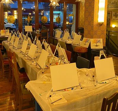 Painting party in West Bridgford